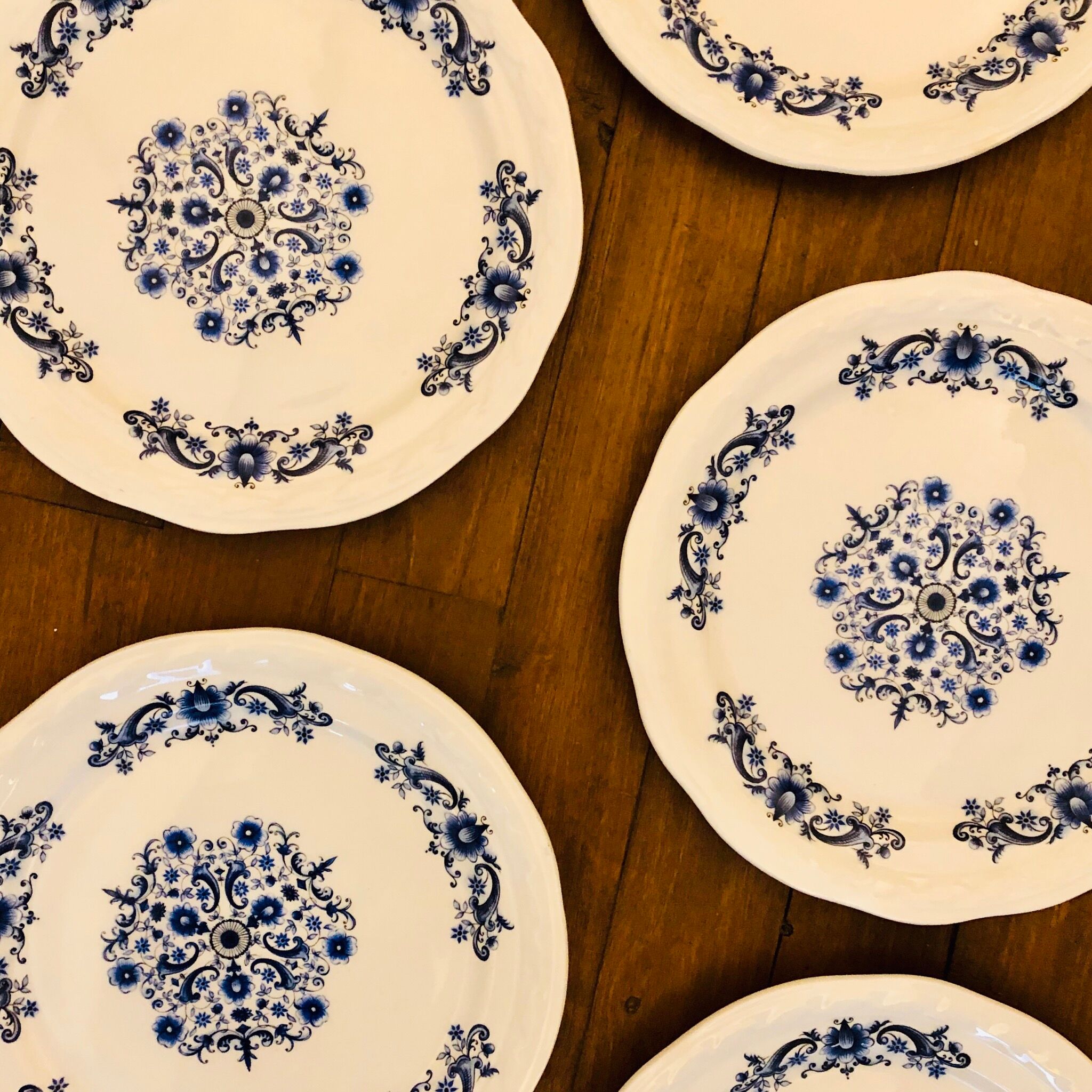 Dessert plates Moulin des Loups