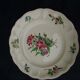 Assiette en faïence Keller Guerin Lunéville (KG)  motif fleurs diam 24,5 cm