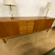 Scandinavian walnut sideboard, Skaraborgs Möbelindustri, Sweden, 1960