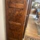 Bressane wardrobe with arched cornice, walnut and fresne magnifying glass.