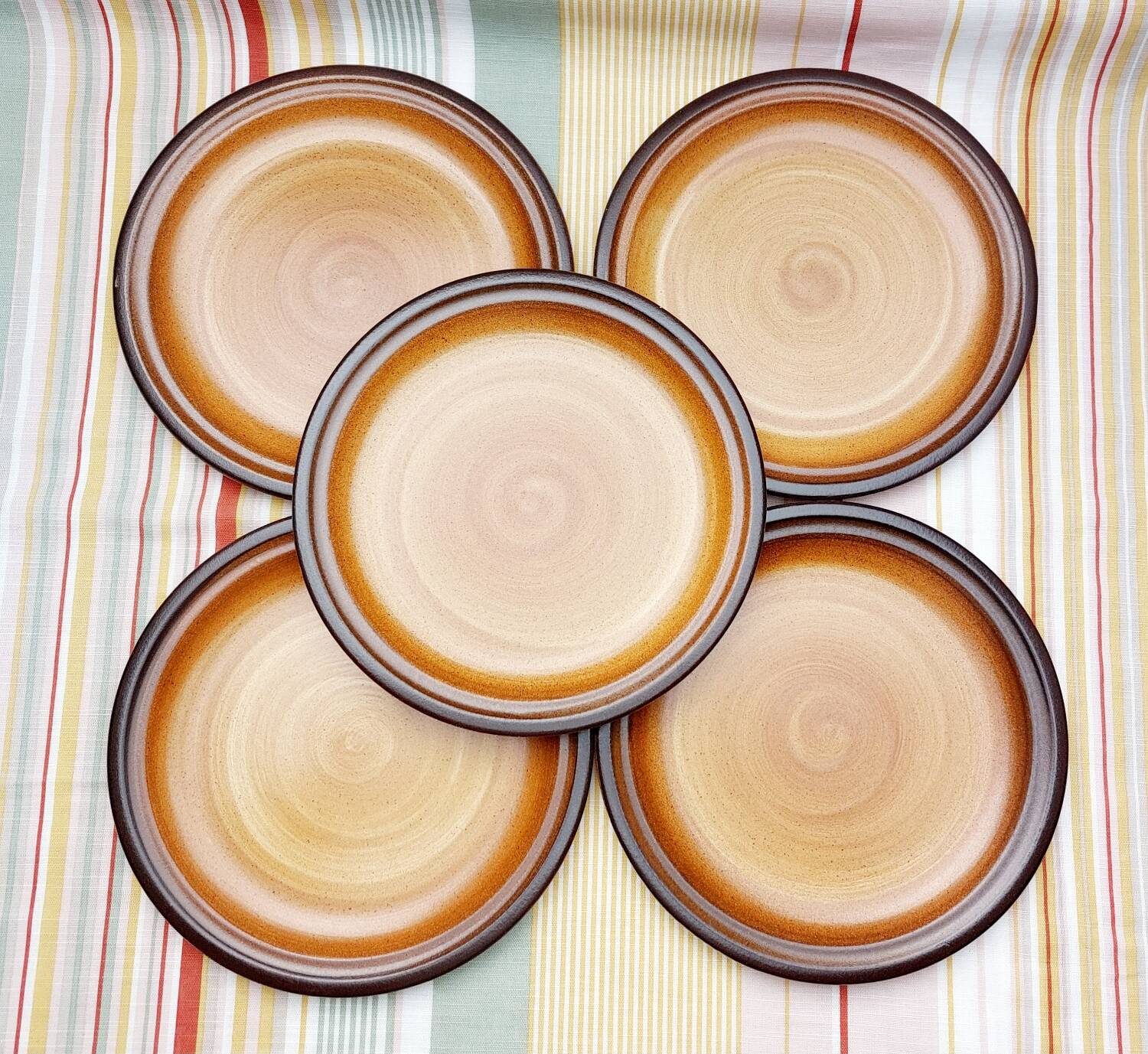 Meylan St Amand stoneware dinner plates