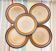 Flat plates stoneware Meylan St Amand