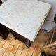 Pair of Napoleon III bedside tables in mahogany and marble