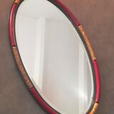 Oval Art Deco mirror