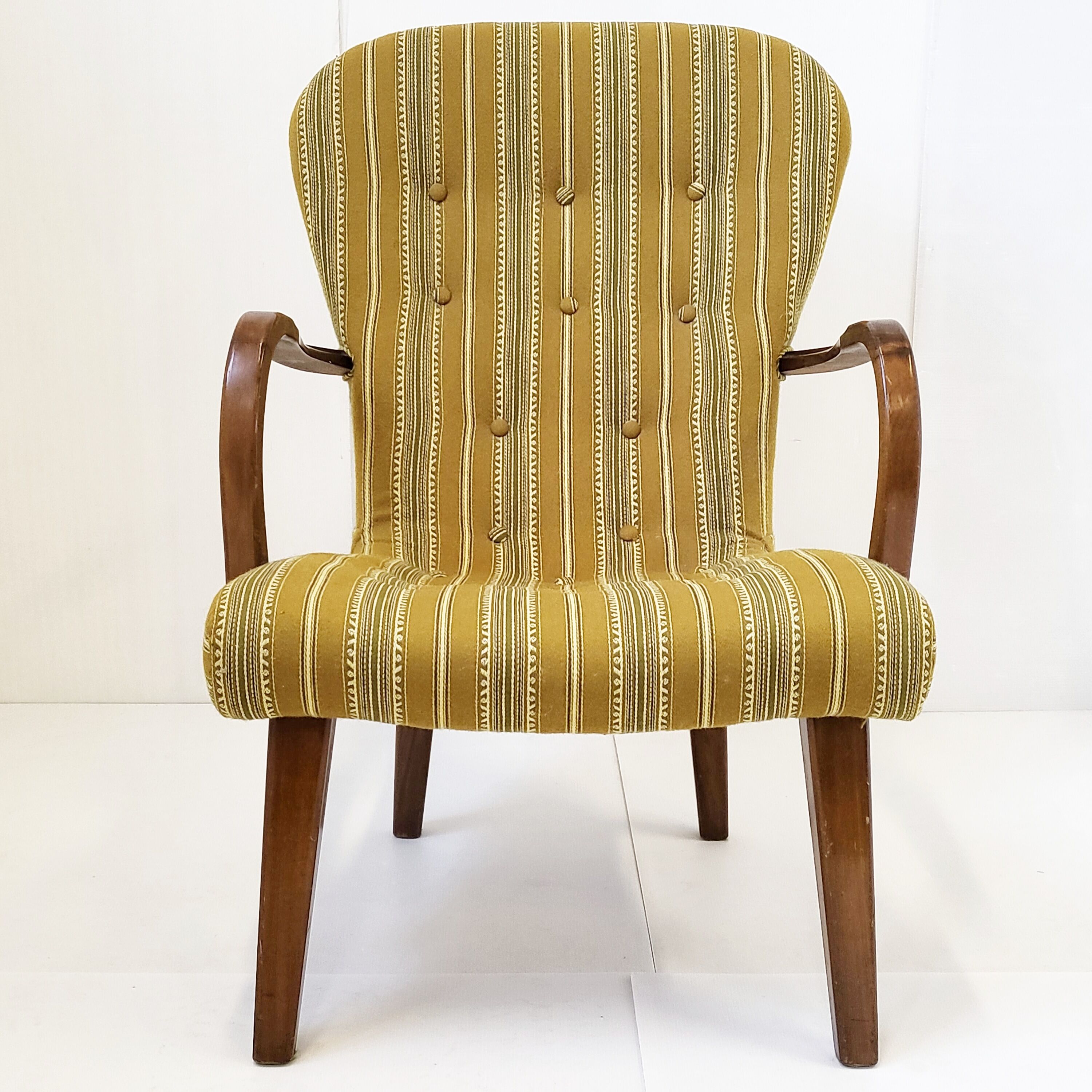 Pair of Danish armchairs 1940 vintage