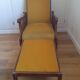Velvet deck chair