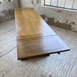 3m oak table from 1950 with its extensions