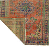 Anatolian handmade vintage rug 221 cm x 157 cm