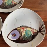 3 Pornic fish plates