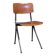 Result chair Friso Kramer for Ahrend wood steel taupe 60s Netherlands