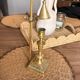 Adjustable candlestick chandelier — Delabre Art Bronze — soft