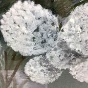 Tableau nature morte aux fleurs blanches années 70