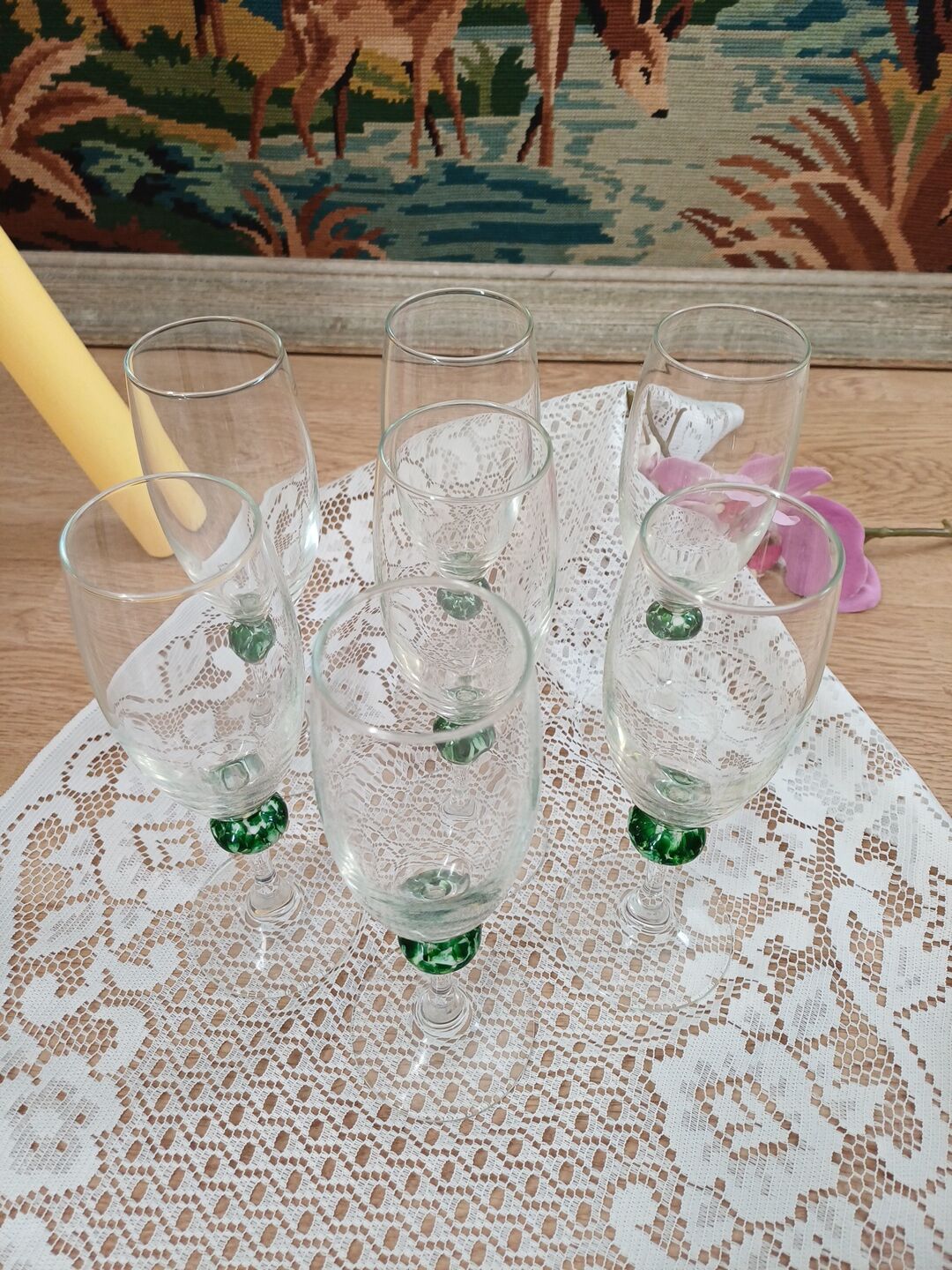 Arc luminarc champagne flutes