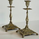 Antique Lion's Paw Candlesticks