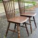 2 Baumann Tacoma Florida bistro chairs in solid wood