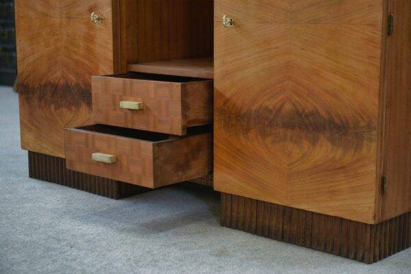 Art Deco Walnut Buffet, 1930s