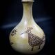 Soliflore decorated with stylised birds and flowers by Olivier Pettit, 50-60.