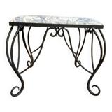 Tabouret Toile de Jouy