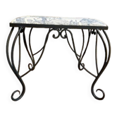 Canvas de Jouy stool
