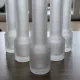 Set of 6 Italian satin glass digestif glasses – Vodka, Manzanilla