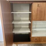 Vintage teak high sideboard