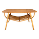 Vintage rattan coffee table