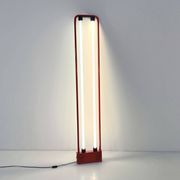 Red floor lamp by Gian N. Gigante for Zerbetto, 1980