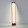 Red floor lamp by Gian N. Gigante for Zerbetto, 1980