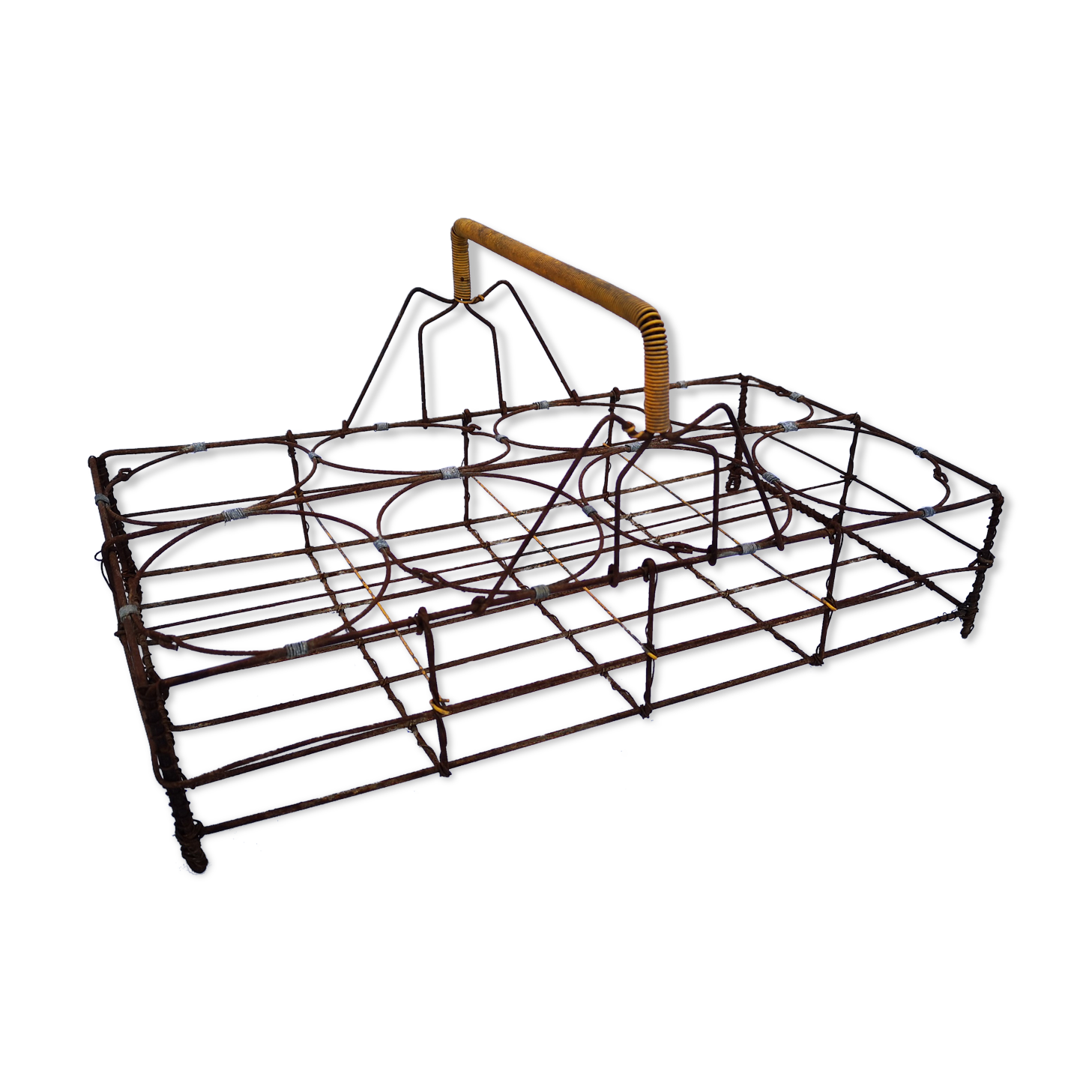 Old iron glass holder