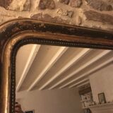 Large black Louis Philippe mirror