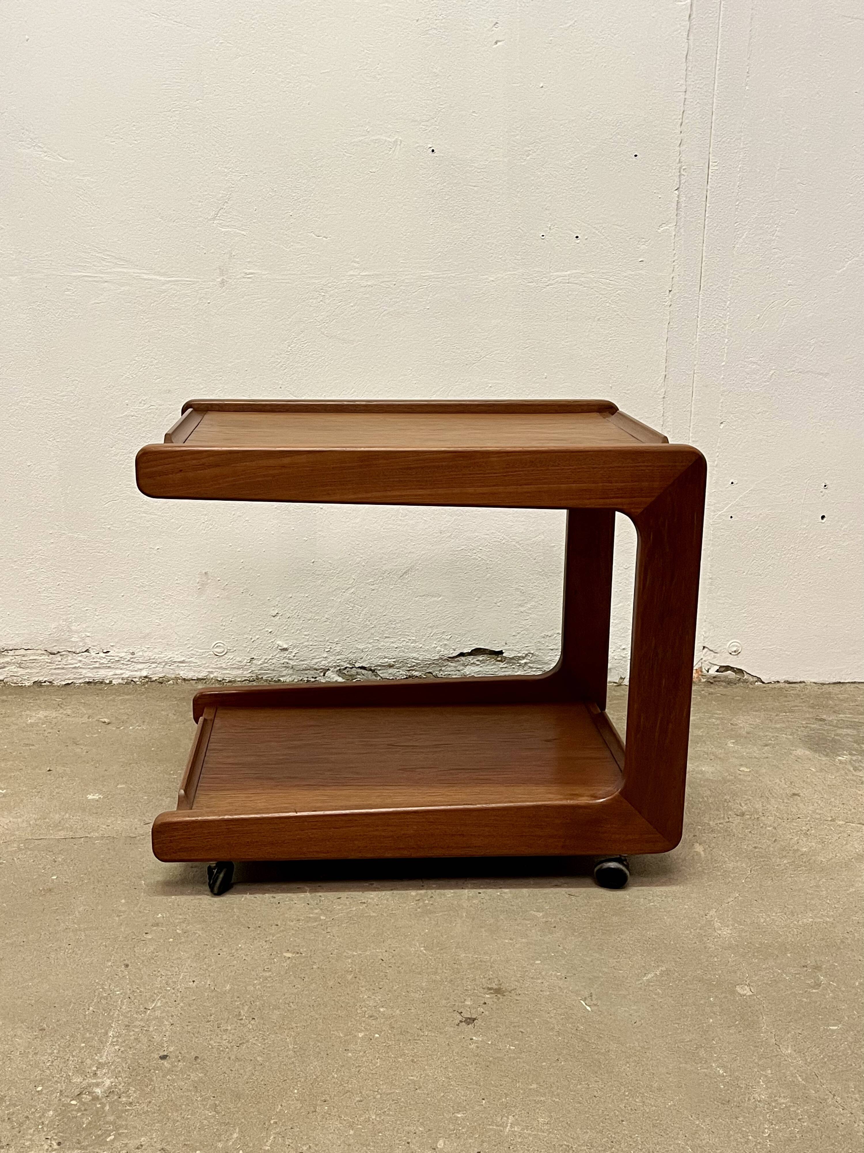 Vintage wooden sideboard in Scandinavian style