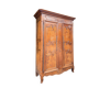 Bressane wardrobe in walnut in Louis XV style, 19th century.