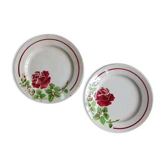 2 assiettes de Lunéville