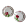 2 assiettes de Lunéville