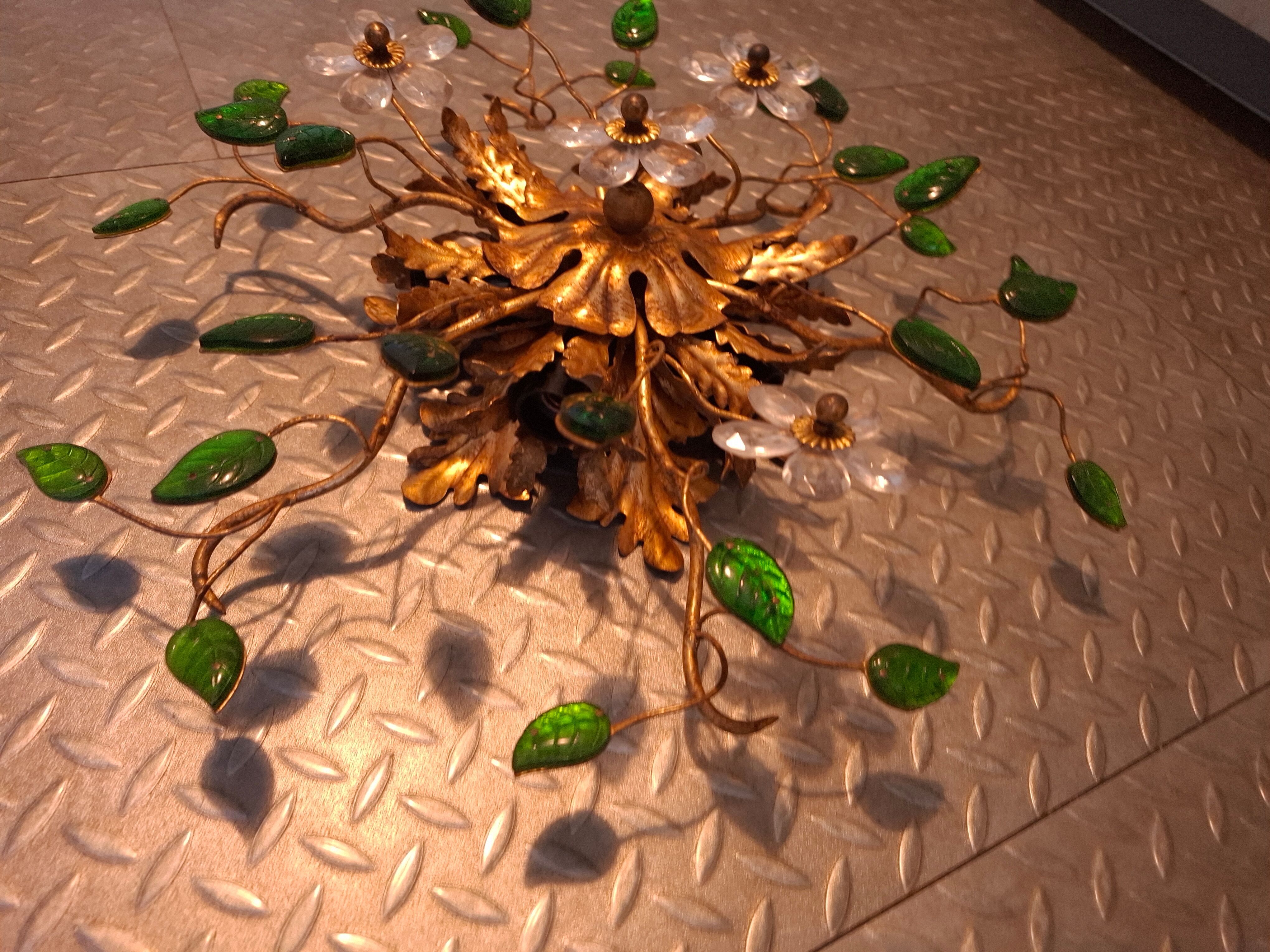 Murano ceiling light by Banci Firenze