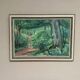 Original Swedish Oil on Canvas – "Path through the Forest" by H.J. Larsson – Signed, Vintage and Framed – 70 x 50 cm (27.5 x 19.6 inches)
