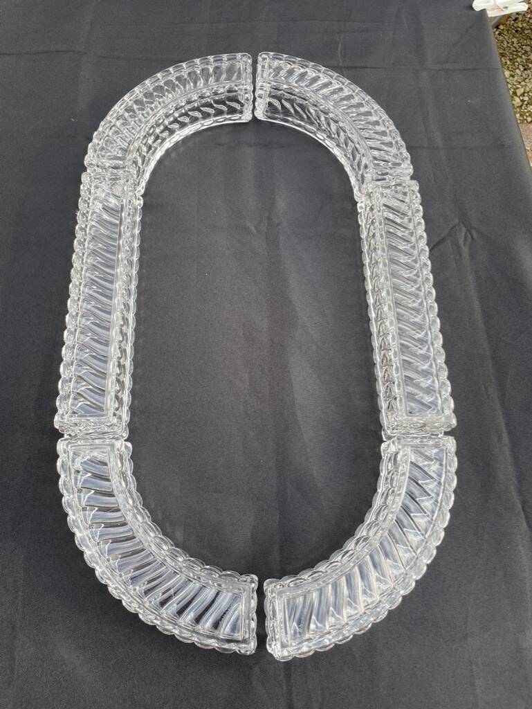 Baccarat twisted bamboo table planter – 19th-early 20th century