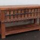 Console coffre en bois
