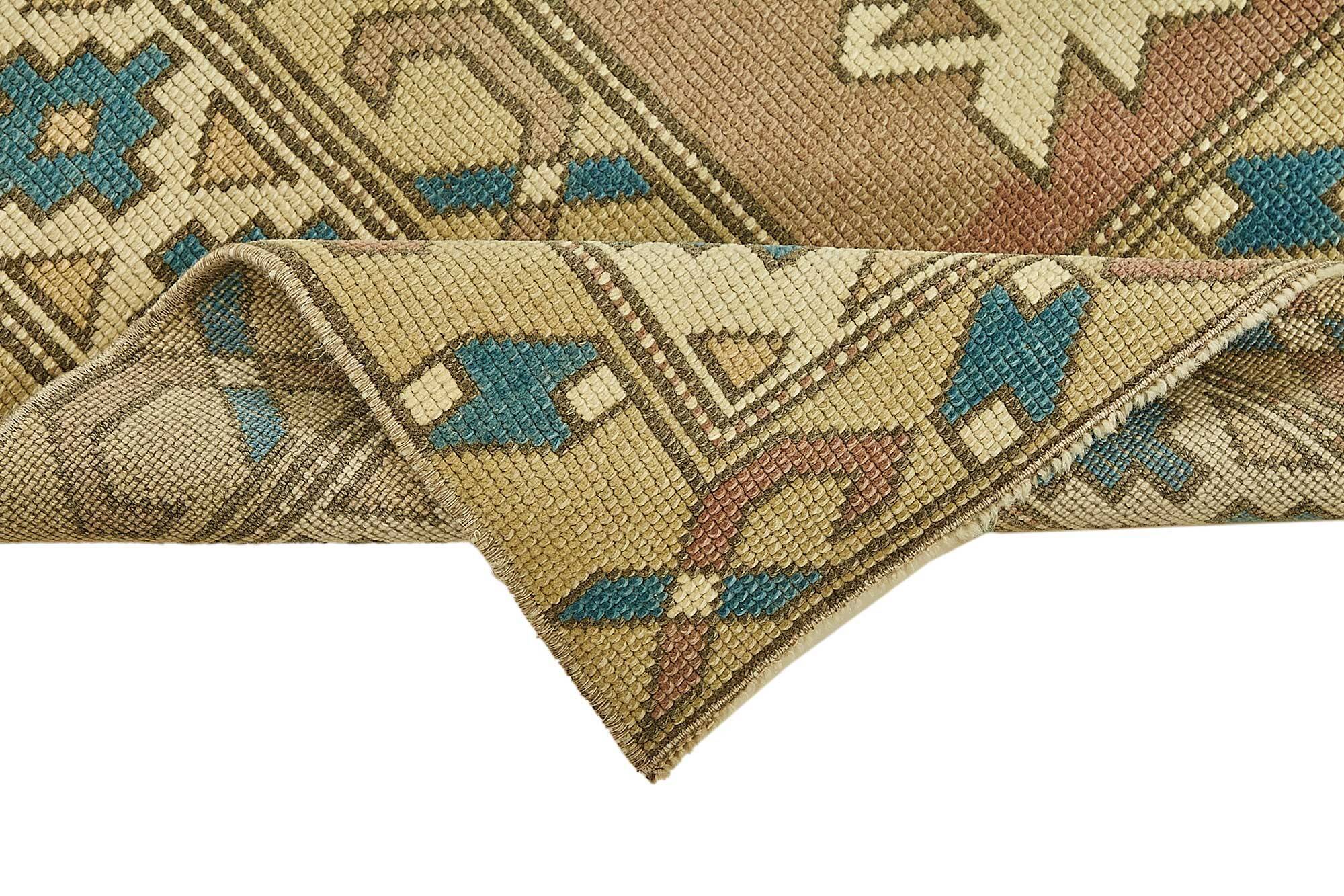 Tapis anatolien vintage turc 105 cm x 110 cm