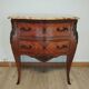 Louis XV style chest of drawers with marquetry sauteuse