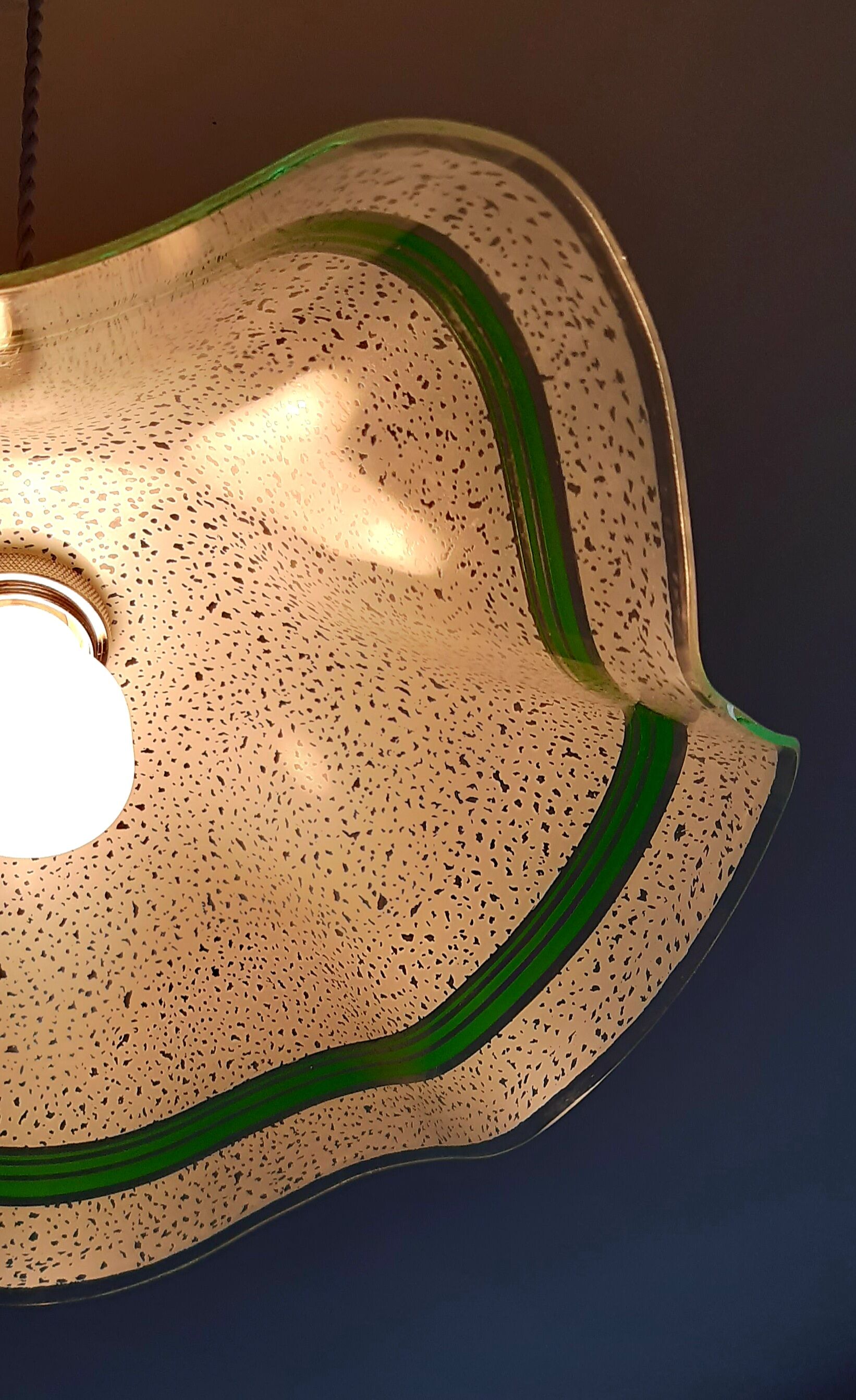Glass umbrella hanging