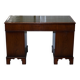 Victorian desk Merryweather in walnut and oak 1885 with leather.