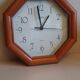 Octagonal wall clock