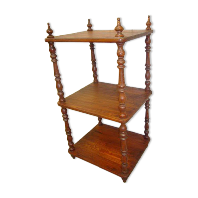 Etagère en bois à trois niveaux