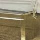 Lucite coffee table by David Lange, 1970