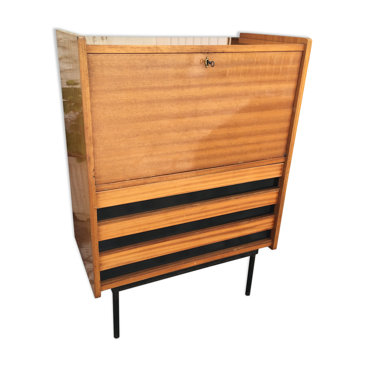 Scandinavian chest of drawers in teak period 1950 60