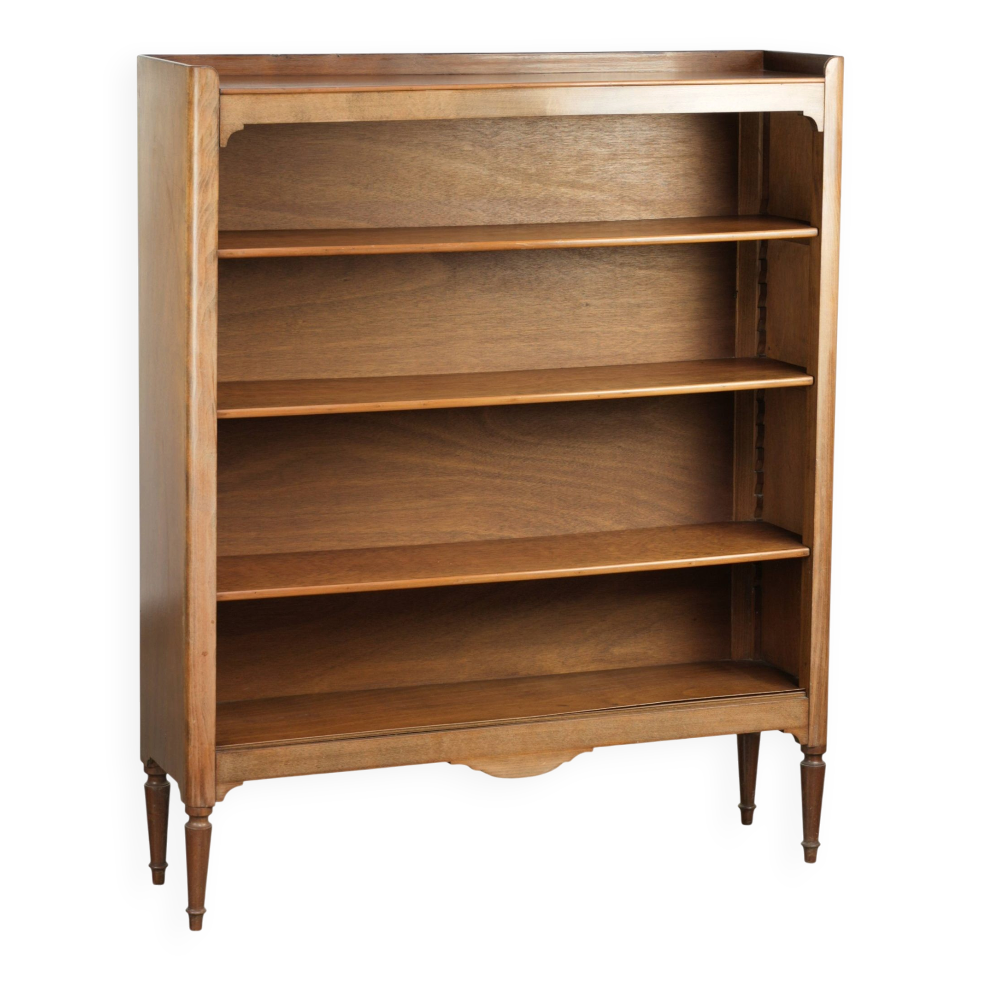 Subtle antique English bookcase/shelving unit from the late 19th century