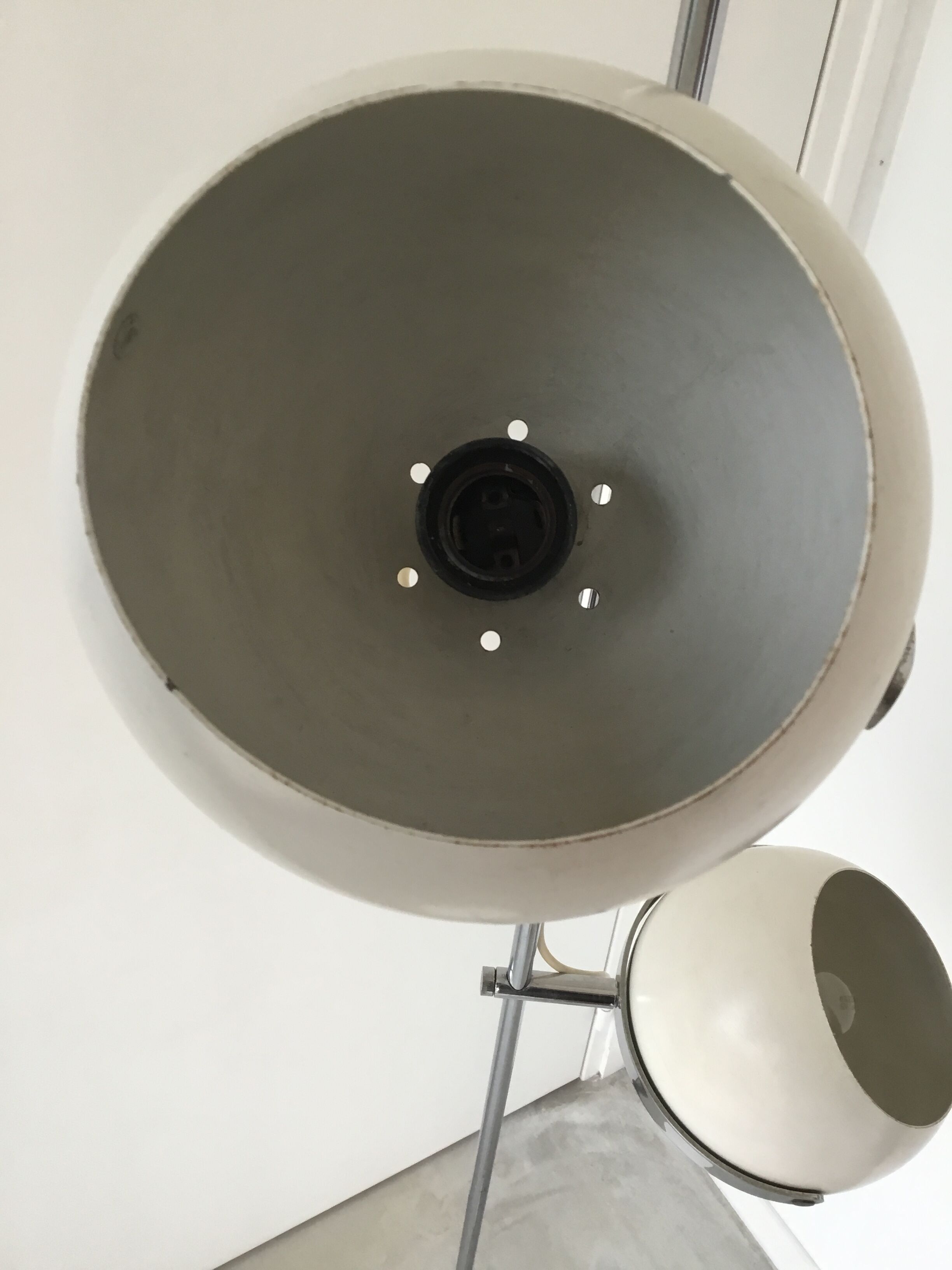 Eyeball floor lamp 2 adjustable lights - design 1960