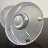 Diabolo design crystal vase from the 80s