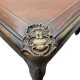 French Louis XV Style Gaming Table With Marquetry, 1960s